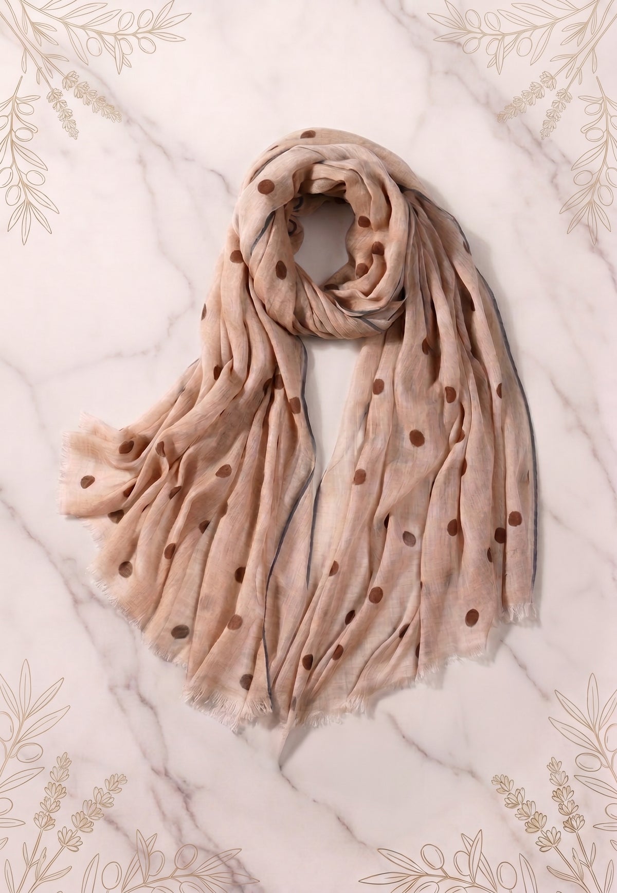 Lichtgewicht Unisex Sjaal – Zachte Viscose & Katoenmix
