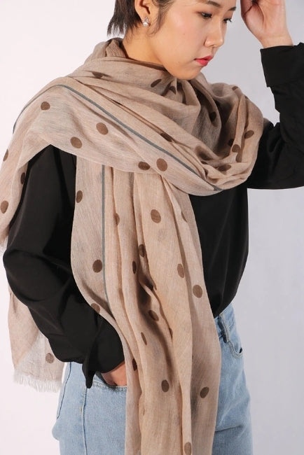 Lichtgewicht Unisex Sjaal – Zachte Viscose & Katoenmix